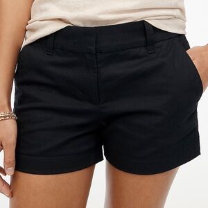 EUC J.CREW FACTORY 3” classic chino black shorts